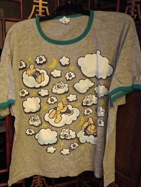 Ziggy & Fuzz by Tom Wilson pajama top RARE